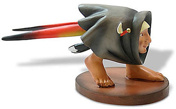Bosch Sculpture Replica Headfooter From Last Judgement Figurines